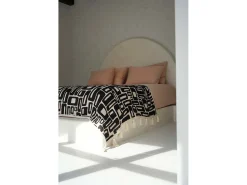 Outlet Bazar Bizar Manta para Cama Aztec - Natural Negro