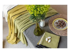 Winkler Mantelería^Mantel reciclado Grace Cordel 140 x 140 cm Beige