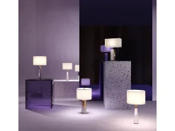 Clearance Maytoni Bianco Sobremesa Moderna Pantalla Latón E27 Camel