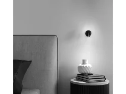 Clearance Maytoni Mirax Lámpara de pared de lectura negra con LED integrado Technical Mirax Negro