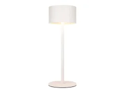 Best NETTLIFE Lámpara de mesa LED inalámbrica: lámpara de mesa regulable táctil con 3 temperaturas de color, altura ajustable, USB Blanco