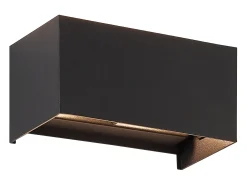 Outlet NETTLIFE Lámpara LED mural Negra IP65, Luz Blanca Cálida Ajustable G9, Para Interior y Exterior, Salón Negro