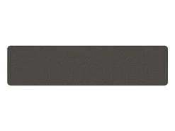 Overijse Alfombra de pasillo con aspecto sisal gris antracita 50x200 cm