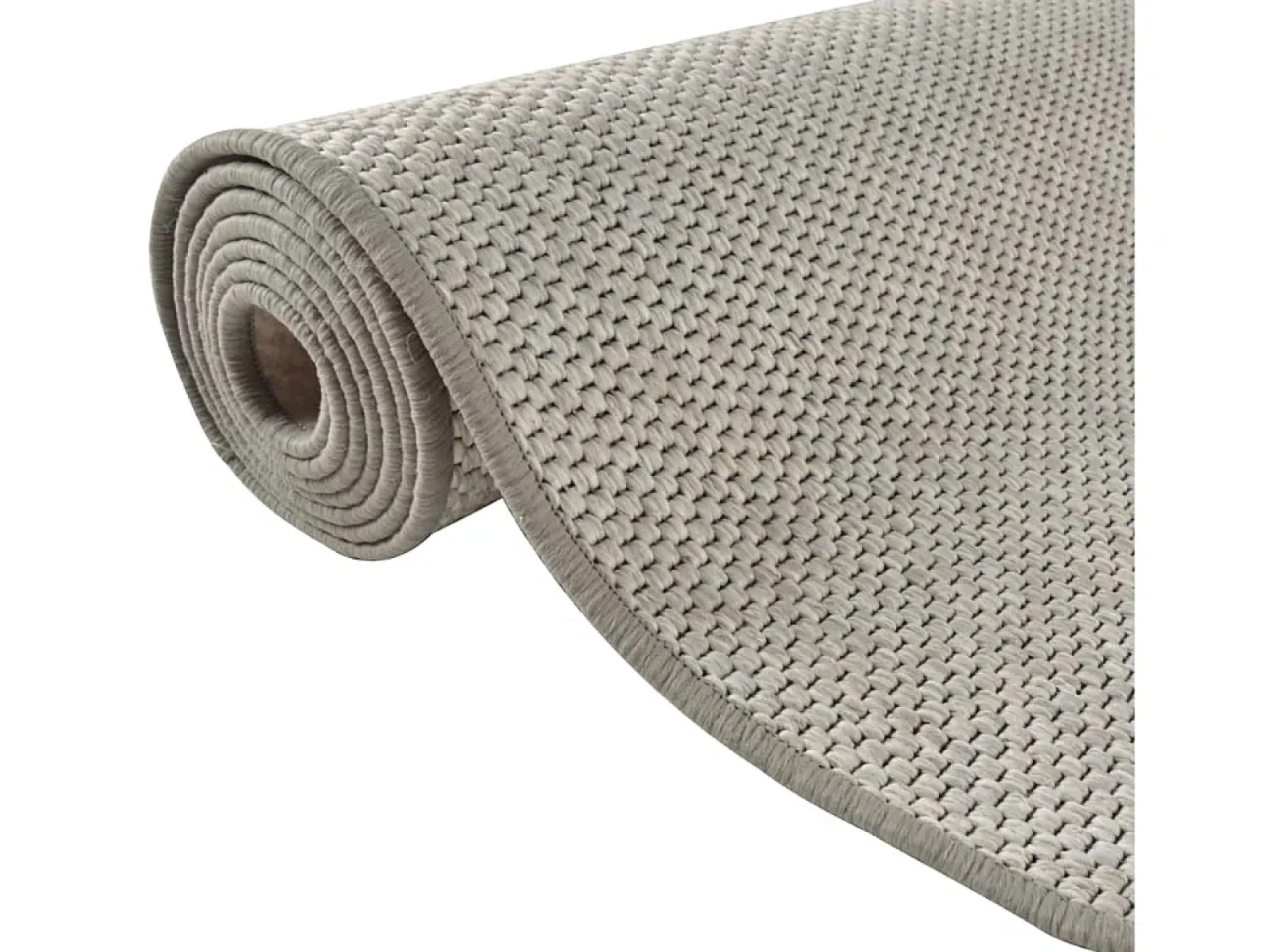 Discount Garden Furniture Overijse Alfombra de pasillo con aspecto de sisal platina 50x250 cm Topo