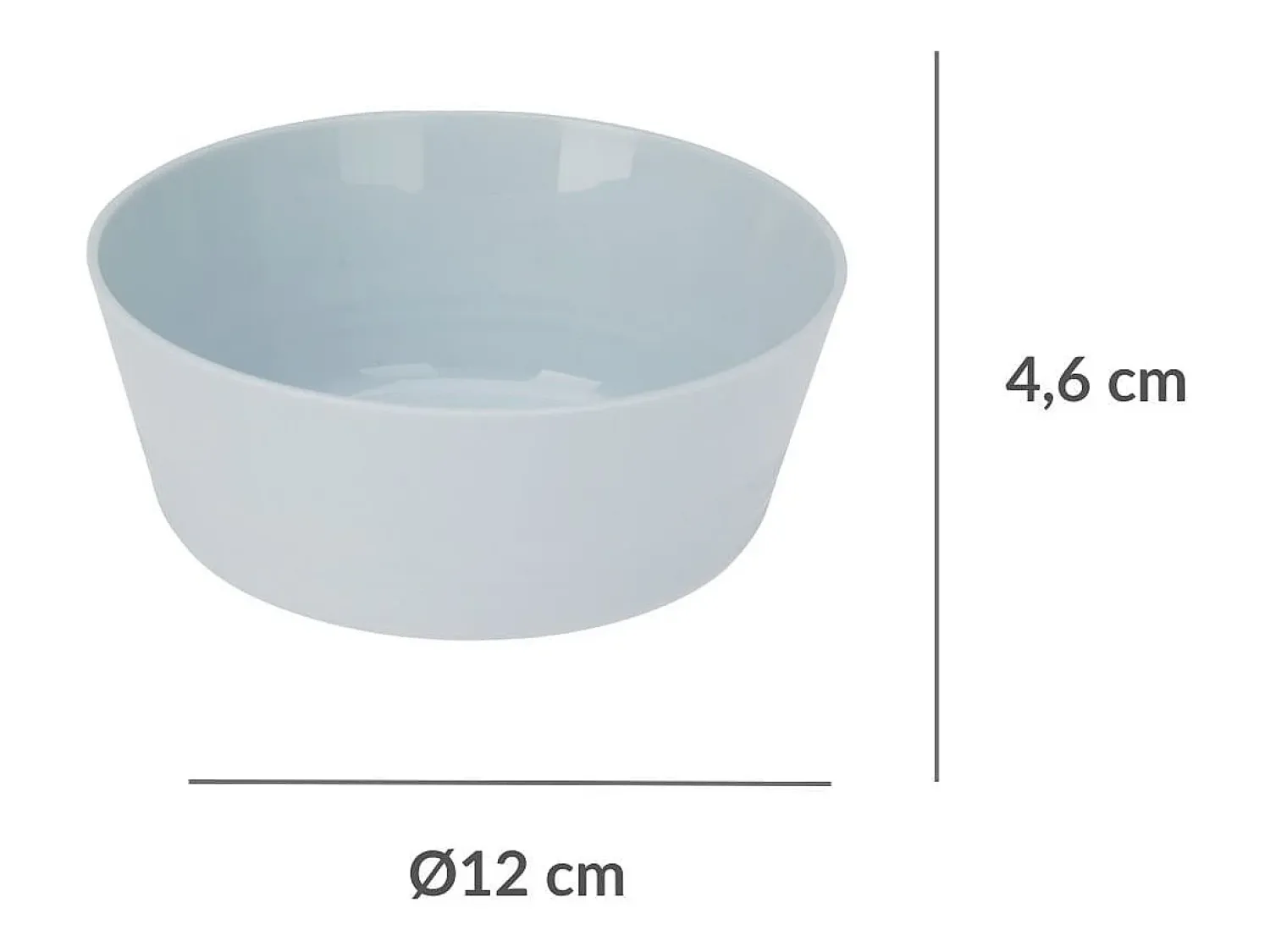 Vajilla^Pack de 6 cuencos Ø12x4,6 cm Multicolor