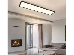 Sale NETTLIFE Panel LED regulable , luz de techo plana con control remoto, temporizador de 60 segundos, 42 W Negro