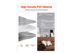Clearance Papel Pintado Adhesivo de Pared SucceBuy, 40 cm x 15 m, Rollo Papel Pintado Autoadhesivo en Vinilo, Estilo Industrial Oscuro, para Revestimiento de Pared Gris