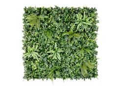 Online Vente-unique Pared vegetal sintética , protección anti-UV, pack de 1m², DELVIN Verde