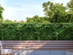Online Vente-unique Pared vegetal sintética , protección anti-UV, pack de 1m², DELVIN Verde