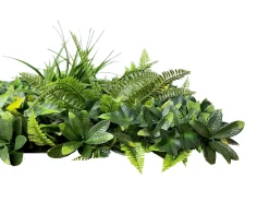 Online Vente-unique Pared vegetal sintética , protección anti-UV, pack de 1m², DELVIN Verde