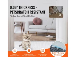Sale Película de Protección de Alfombra, SucceBuy Alfombra Protectora para Gatos 38 cm × 1.10 m PVC Antiarañazos Antideslizante Transparente