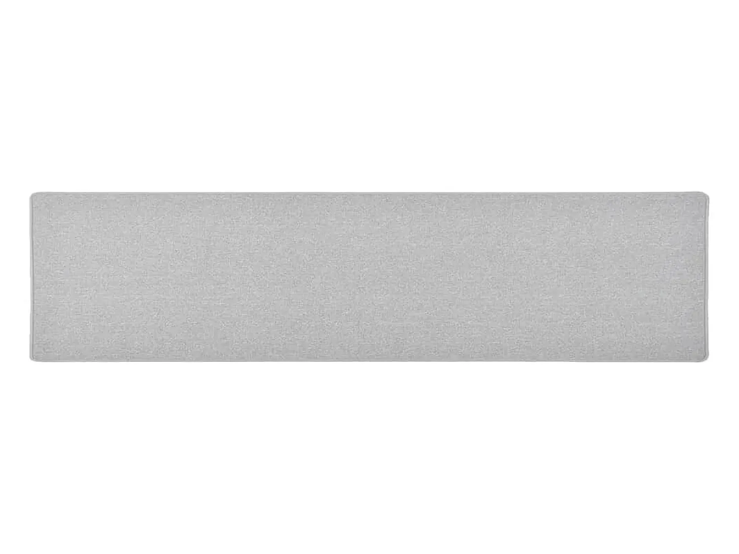 Pelle Alfombra de pasillo gris claro 50x200 cm