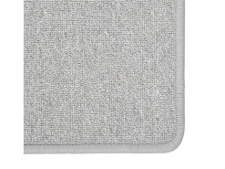 Pelle Alfombra de pasillo gris claro 50x200 cm