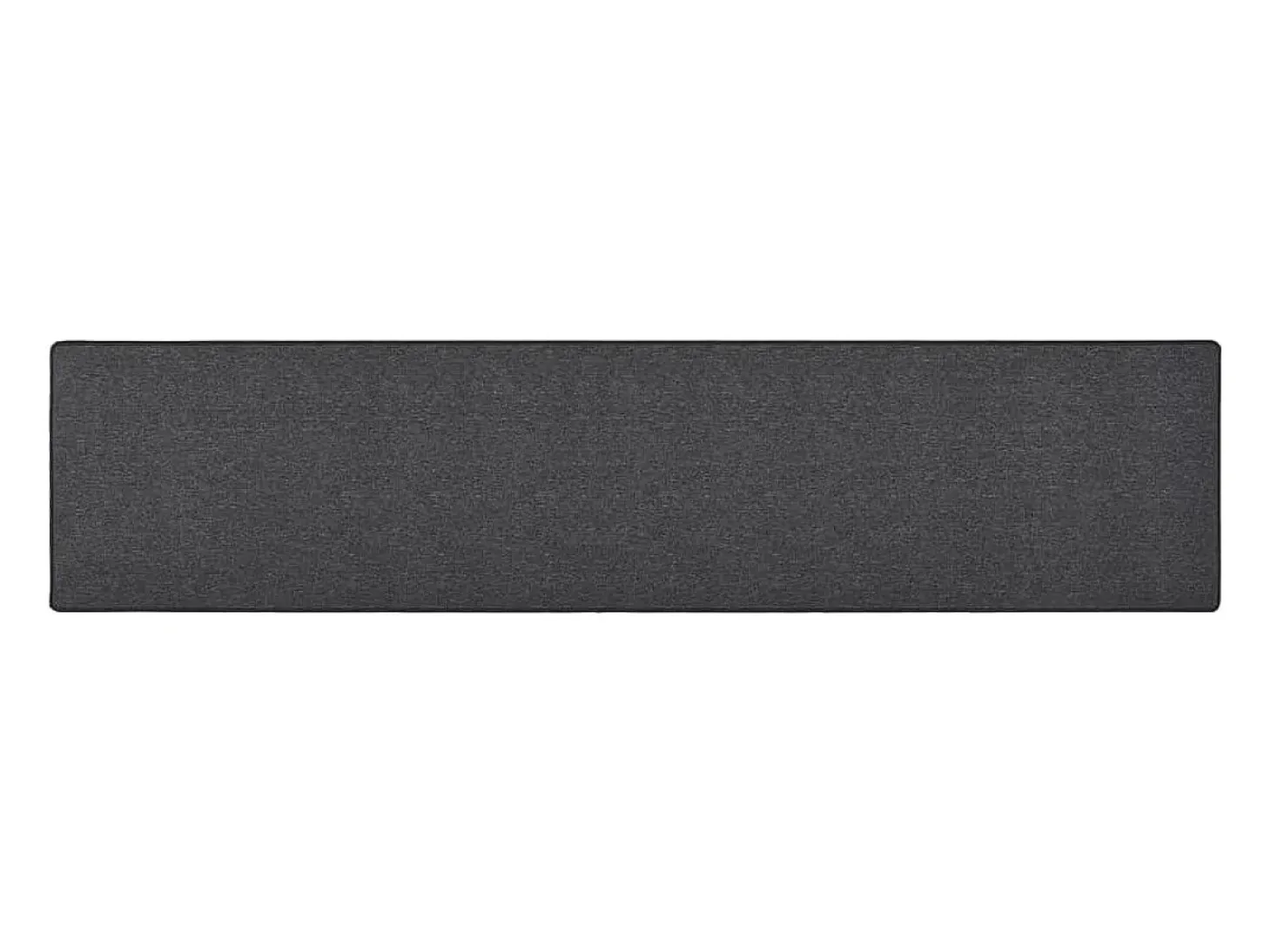 Pelle Alfombra de pasillo gris antracita 50x250 cm