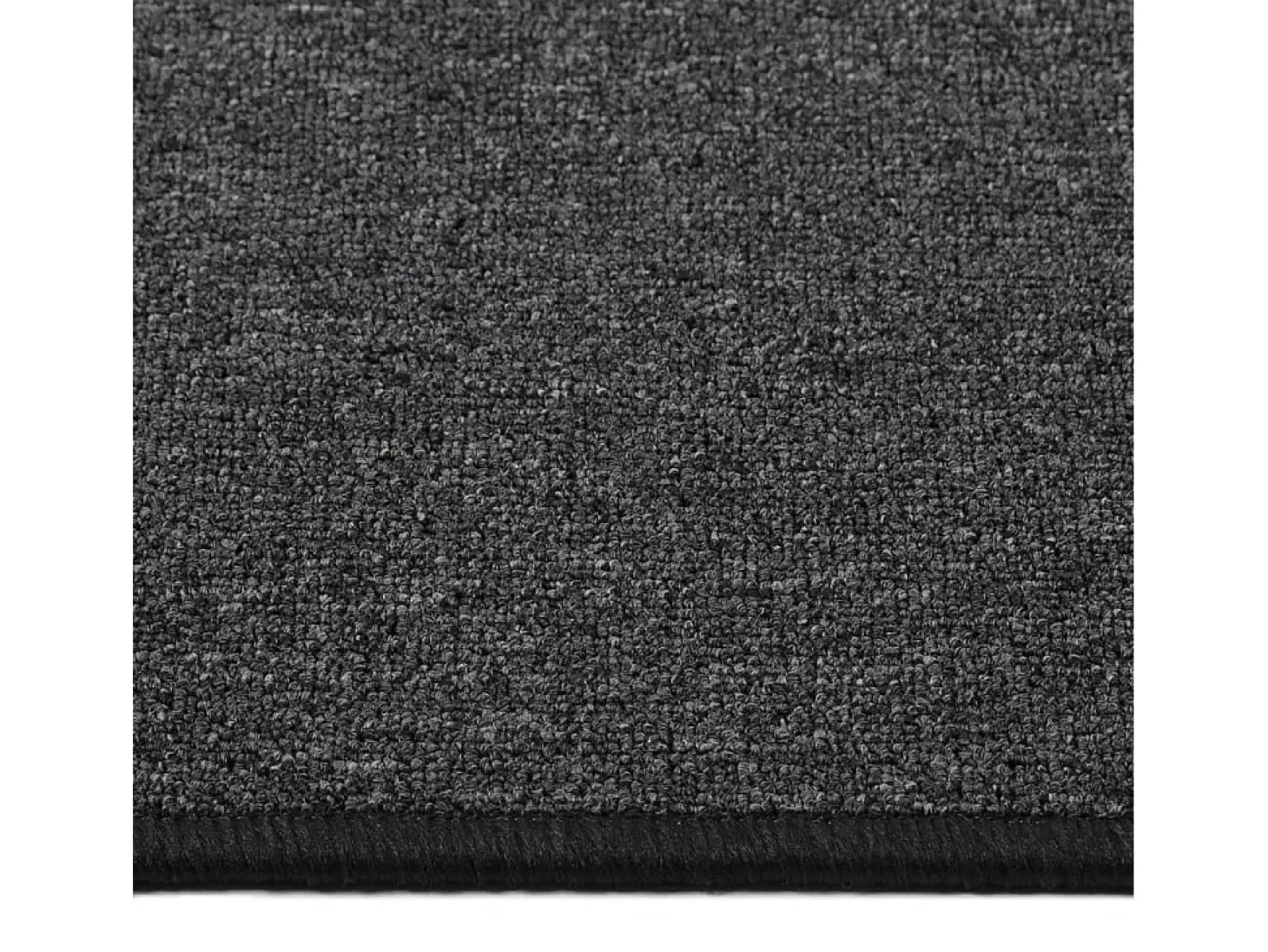 Pelle Alfombra de pasillo gris antracita 50x250 cm