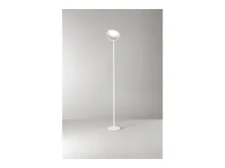 Platón - Lámpara de pie LED regulable de 30 W, 3000 K, 2968 lm, 190 cm de alto, interruptor de pedal de encendido/apagado - Perenz - Gris titanio Amarillo