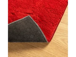 Discount Garden Furniture Prolenta Premium - Alfombra de pelo corto suave lavable HUARTE 240x240 cm Rojo