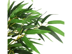 Árbol de bambú artificial con 1216 hojas verde 180 cm ES497985