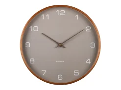 Hot KARLSSON Reloj de pared Acento - claro - Ø40cm Gris