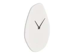 Best House Nordic Reloj de pared orgánico de Viena, cemento blanquecino, 28 x 33 cm Multicolor