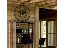 Atmosphera Reloj De Pared^Reloj de Pared para Salón Alessio, Moderno, , 67 cm Negro