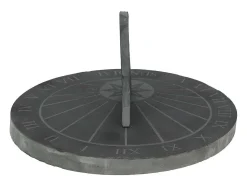 Clearance ESSCHERT DESIGN Reloj de sol en esquisto Gris