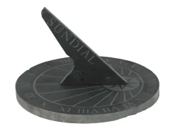 Clearance ESSCHERT DESIGN Reloj de sol en esquisto Gris