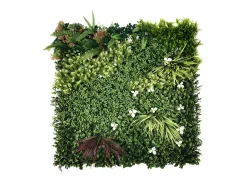 Discount Vente-unique Revestimiento mural de vegetal sintético LAHTI - Pack de 1m² - Verde