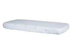 Sauthon Ropa De Cama^Sábanas ajustables 140x70 cm de algodón orgánico Blanco