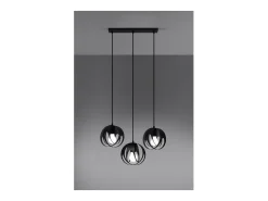Sollux Lighting Tulos Lámpara de Techo Colgante Bar, Negro, 3x E27