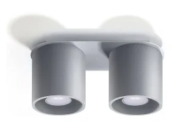 Sollux Lighting Sollux ORBIS - 2 Downlight montado en superficie , GU10 Gris