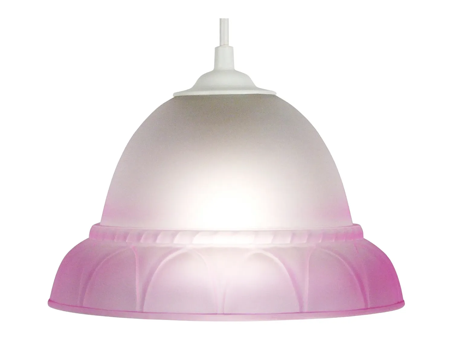 TOSEL Lámpara Suspendida^Suspensión ,vidrio, ,A70x D 20xP20cm Rosa