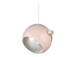 Venture Home Lámpara Suspendida^Suspensión de acero Tubbie old rose con 1 pantalla Rosa