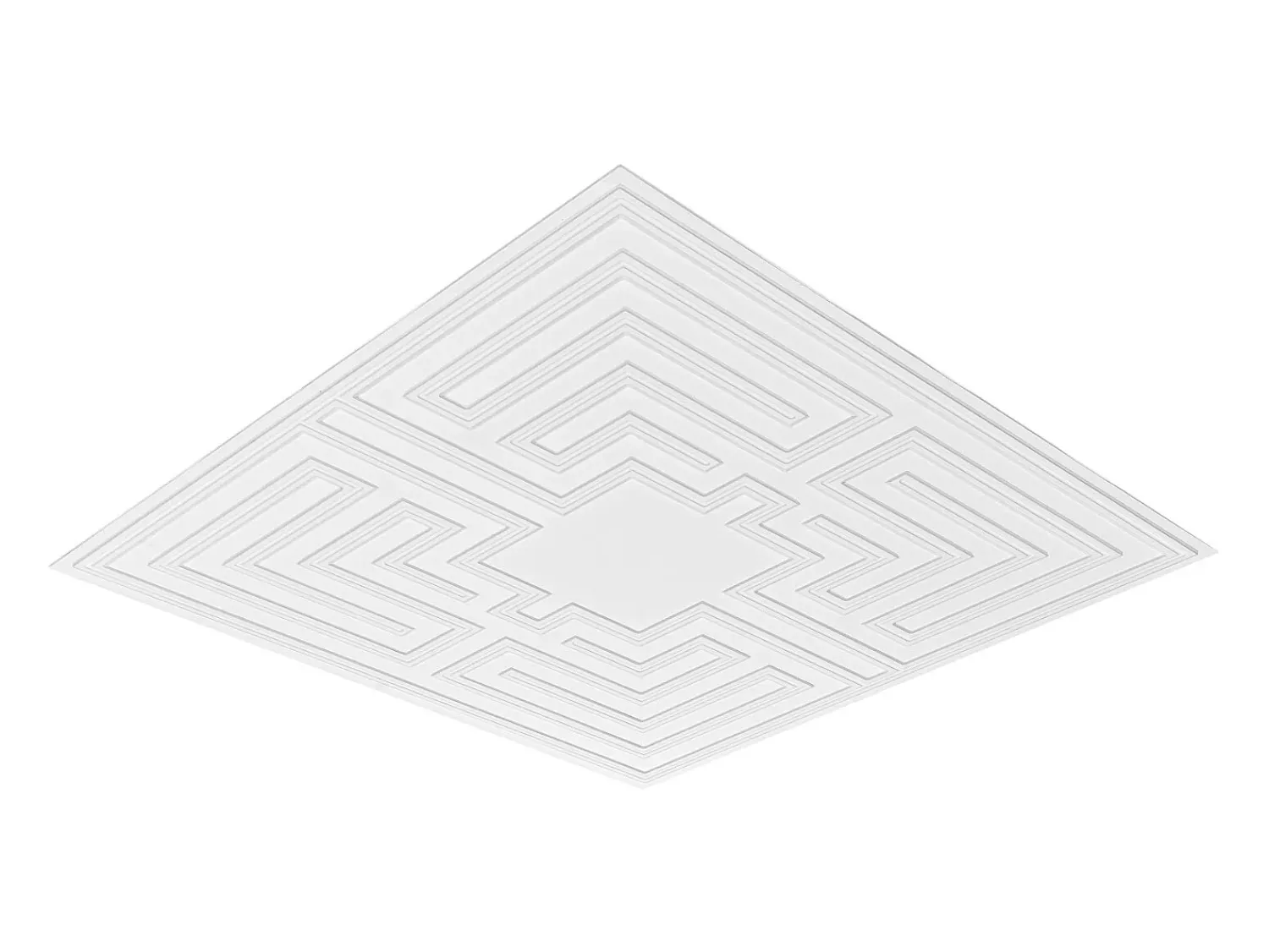 Online Tejas Autoadhesivas PVC SucceBuy Placas de Techo Pack de 12 60.96CM x 60.96CM PVC Instalación Fácil Eco Estilo Blanco