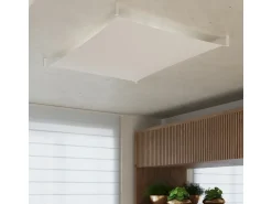 Sollux Lighting Plafón^Tessuto Decorativo A Filo Bianco Chiaro G13 Tejido Rasante Decorativo Claro G13 Blanco
