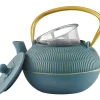 Tetera de hierro fundido azul Yuan 0,9L para infusión en inducción BEKA