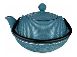 Online Tetera de hierro fundido Asagao - 0,9L Azul