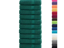 Ropa De Cama|Textil De Baño^Toallas de baño 10 uds 100% algodón 100x150 cm 600 gsm ES667791 Verde