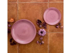 Online Vajilla Vita Peoni Quid 18 piezas gres Rosa