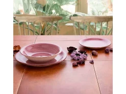 Online Vajilla Vita Peoni Quid 18 piezas gres Rosa