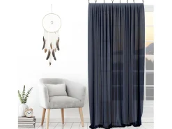 Visillo con anillos 135x250 cm SPIRIT storm