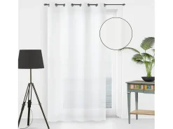 Visillo con ojales 135x250 cm NOEMIE blanco, por Soleil d'Ocre