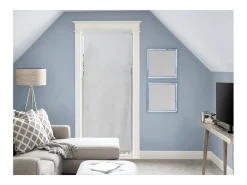 Visillo para puerta ventana de algodón 70x200 cm PANAMA gris