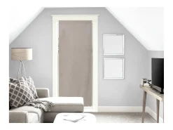 Visillo para ventanal de algodón 90x200 cm PANAMA taupe, por Soleil d'Ocre