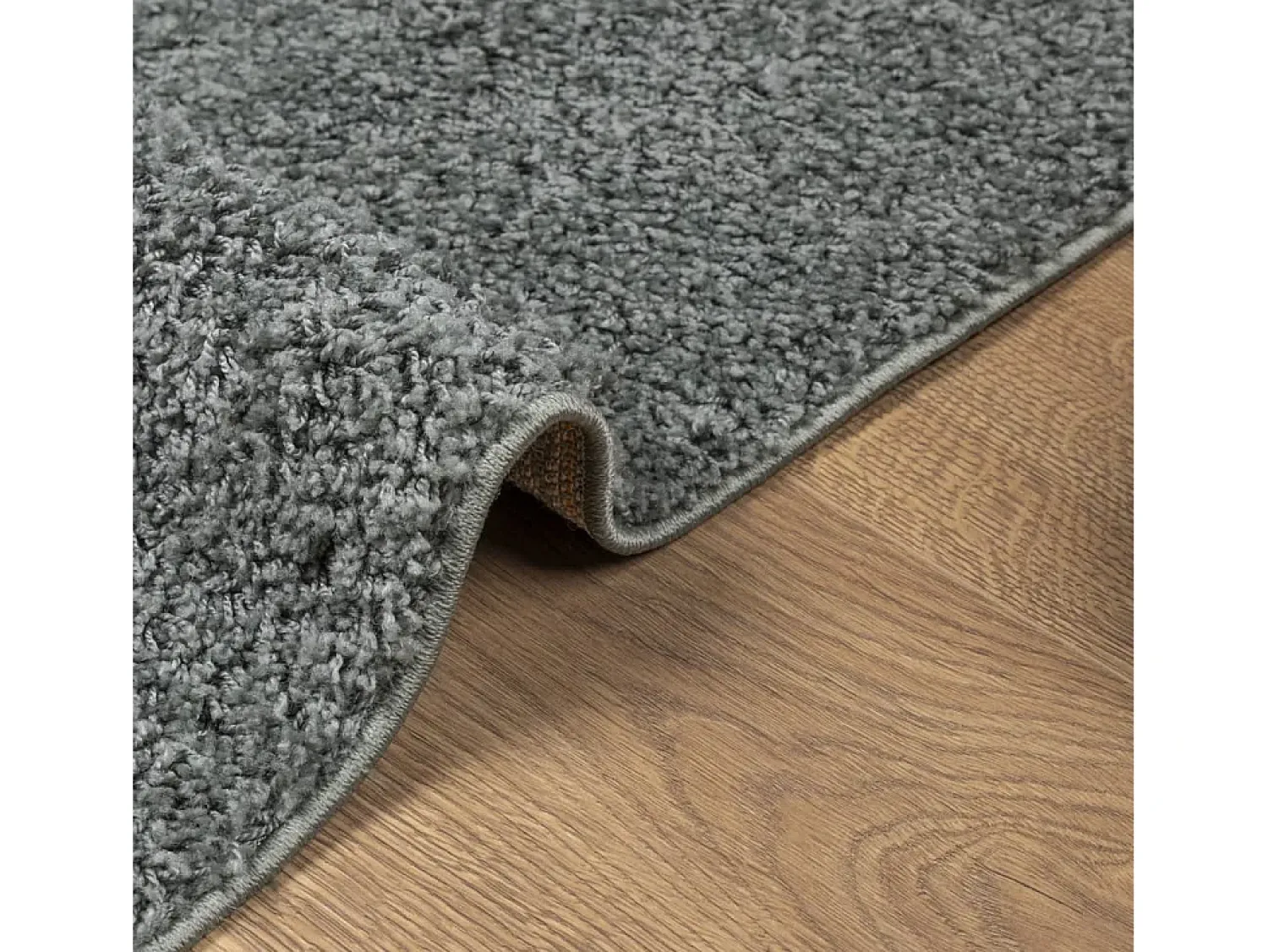 Clearance Garden Furniture Vito Alfombra de pelo largo moderna 160x160 cm Verde