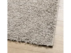 Vito Alfombra peluda de pelo largo moderna PAMPLONA beige 160x160 cm