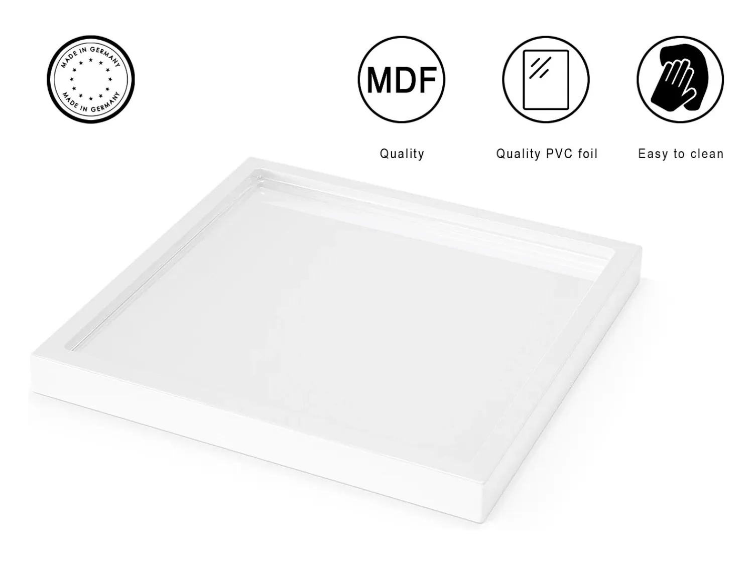 Discount Vladon Cuenco decorativo Maya, moderno Plato decorativo cuadrado, Roble natural (20 x 1,8 x 20 cm) Color natural claro