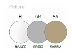 Wacky Sospensione 45 Cm. 1 Luce Grigio