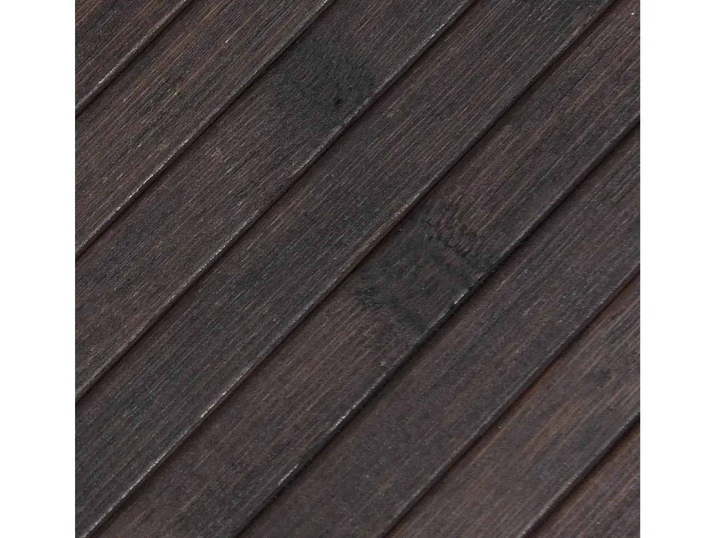 Wakil Alfombra rectangular bambú marrón oscuro 100x200 cm