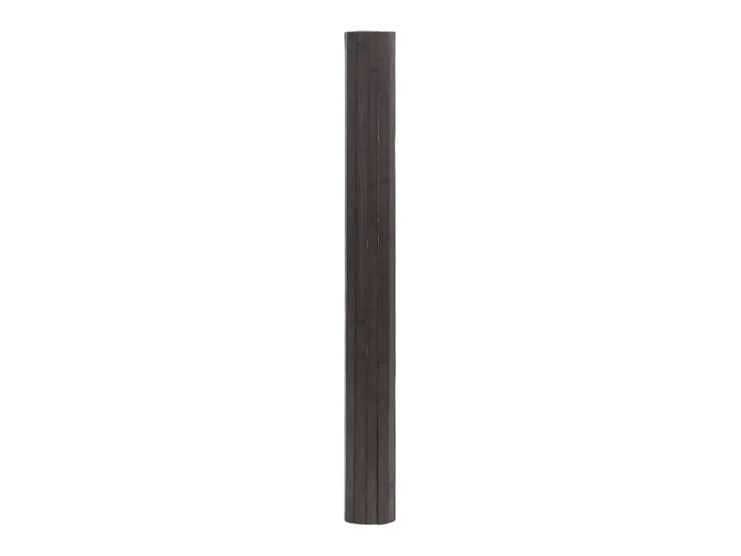 Wakil Alfombra rectangular bambú marrón oscuro 100x200 cm